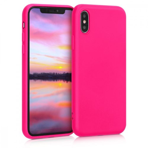 Калъф за Apple iPhone X / iPhone XS, Силиконов, Розов, 49982.77