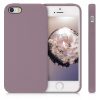 Калъф за Apple iPhone 5 / iPhone 5s / iPhone SE, силиконов, лилав, 42766.181