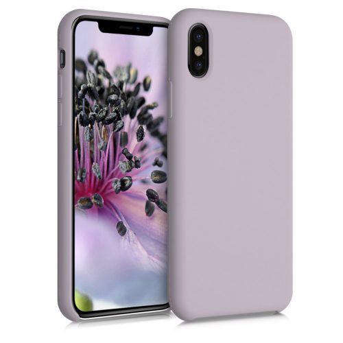 Калъф за Apple iPhone X / iPhone XS, Силиконов, Лилав, 42495.192