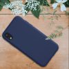 Калъф за iPhone XR, растителни влакна, син, 49105.17