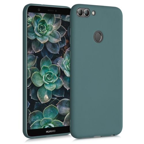 Калъф за Huawei P Smart / Enjoy 7s, Силиконов, Зелен, 44124.171