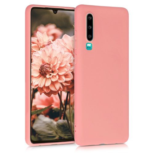 Кейс за Huawei P30, Силиконов, Розово злато, 47410.76