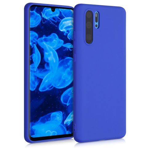 Кейс за Huawei P30 Pro, Силиконов, Син, 47419.134