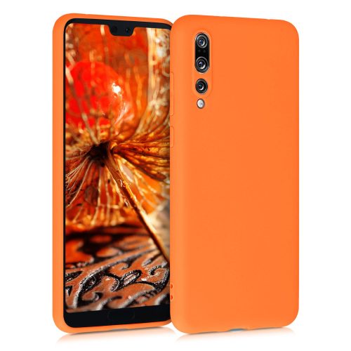 Кейс за Huawei P20 Pro, Силиконов, Оранжев, 44223.150