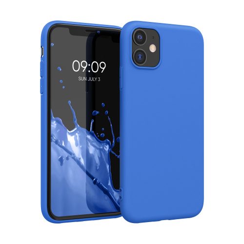 Калъф за Apple iPhone 11, Силиконов, Син, 49783.104