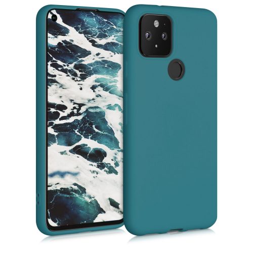 Кейс за Google Pixel 5, Силиконов, Зелен, 51722.57