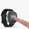 Комплект от 2 калъфа за Fitbit Versa 3 / Sense, силикон, черен, 53390.02