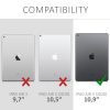 Комплект от 2 броя матови защитни фолиа за таблет Apple iPad Air 4 (2020), Kwmobile, Прозрачно, Пластмаса, 53418.2