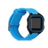 Каишка за Garmin Forerunner 25, Kwmobile, син, силикон, 45562.04