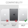 Калъф за таблет Apple iPad 10.2" (2020)/iPad 10.2" (2021), Kwmobile, прозрачен, силикон, 53430.03