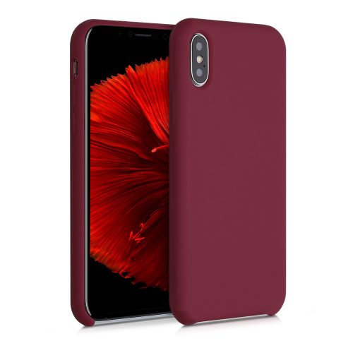 Калъф за Apple iPhone X / iPhone XS, Силиконов, Червен, 42495.209