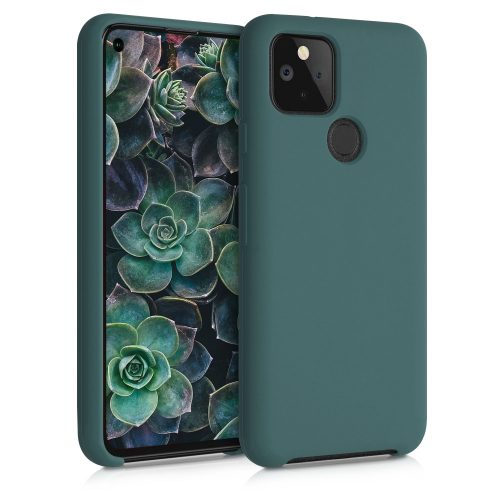 Кейс за Google Pixel 5, Силиконов, Зелен, 53633.171