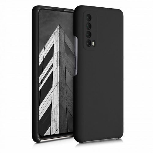 Кейс за Huawei P Smart (2021), Силиконов, Черен, 53632.47