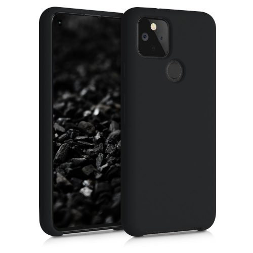 Кейс за Google Pixel 5, Силиконов, Черен, 53633.01