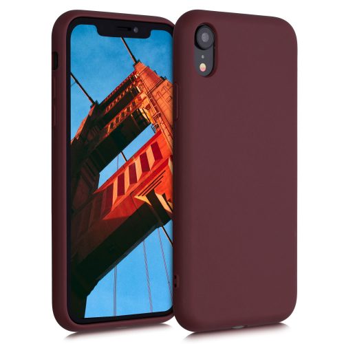 Калъф за Apple iPhone XR, растителни влакна, лилав, 49105.190