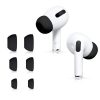 Комплект от 6 резервни накрайника за слушалки Apple AirPods Pro, Kwmobile, черни, силиконови, 51555.01