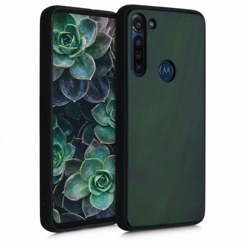 Кейс за Motorola Moto G8 Power, Wood, Green, 51798.80