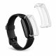 Комплект от 2 калъфа за Fitbit Inspire 2/Ace 3, Kwmobile, прозрачен, силикон, 53870.01