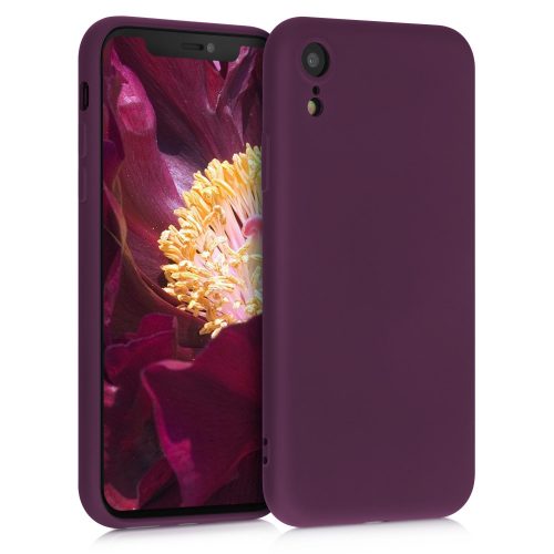 Калъф за Apple iPhone XR, силиконов, лилав, 49983.187