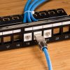 Комплект от 10 конектора CAT6A RJ-45 за екранирани Ethernet кабели CAT6A, Kwmobile, сребро, метал, 48471.10