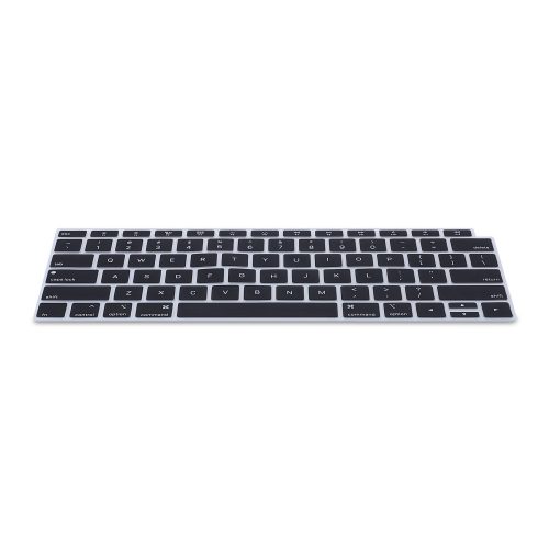 Капак клавиатура за Apple MacBook Air 13.3" (2018-2020), Kwmobile, черен, силикон, 53982.01