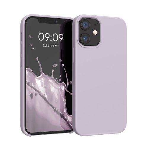 Кейс за Apple iPhone 12 Mini, силиконов, лилав, 52640.192