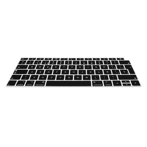 Капак клавиатура за Apple MacBook Air 13.3" (2018-2020), Kwmobile, черен, силикон, 53986.01