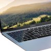 Капак клавиатура за Apple MacBook Air 13.3" (2018-2020), Kwmobile, черен, силикон, 53986.01