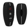 Капак за автомобилен ключ за Ford - 3 бутона - Keyless Go, силикон, черен, 53133.05