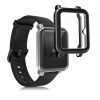 Комплект от 2 калъфа за Xiaomi Amazfit Bip / Amazfit Bip Lite, силиконови, черни / прозрачни, 54037.01