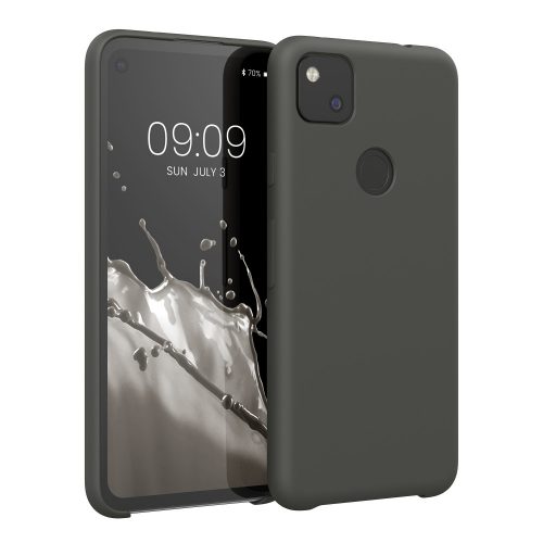 Кейс за Google Pixel 4a, Силиконов, Сив, 52549.107