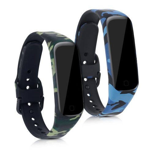 Комплект 2 каишки за Samsung Galaxy Fit 2, kwmobile, силикон, многоцветен, 54205.01