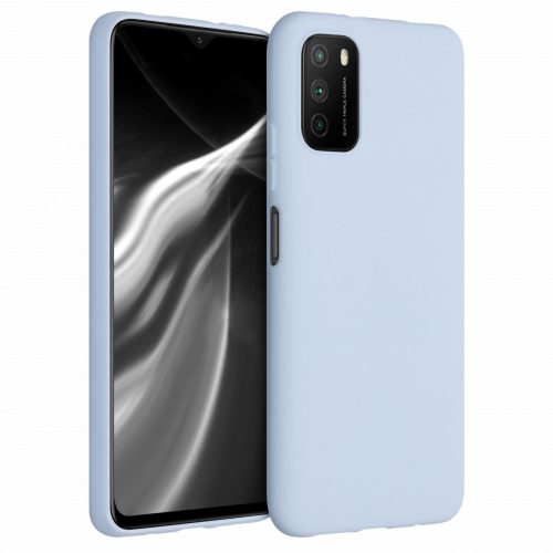 Кейс за Xiaomi Poco M3, Силиконов, Син, 53971.58