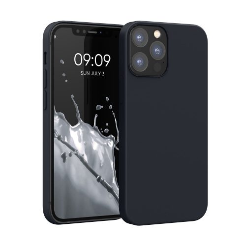 Калъф за Apple iPhone 12 / iPhone 12 Pro, Силиконов, Син, 52641.186