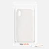 Кейс за Apple iPhone X / iPhone XS, Силиконов, Крем, 42495.16