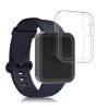 Комплект от 2 калъфа за Xiaomi Mi Watch Lite / Redmi Watch, силиконови, прозрачни, 54528.01