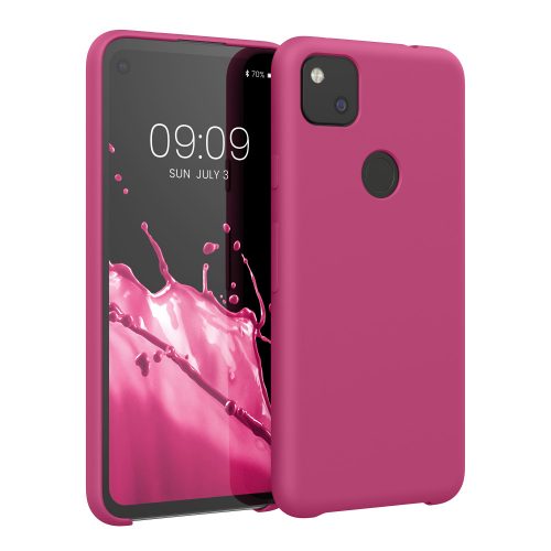 Кейс за Google Pixel 4a, Силиконов, Розов, 52549.213