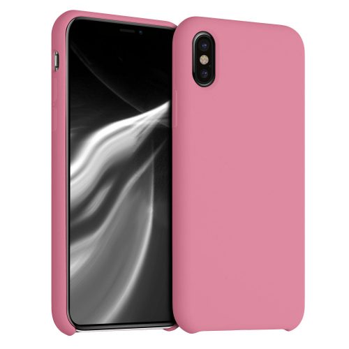 Калъф за Apple iPhone X / iPhone XS, Силиконов, Розов, 42495.212