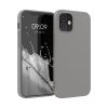 Калъф за Apple iPhone 12 / iPhone 12 Pro, силиконов, сив, 53938.155