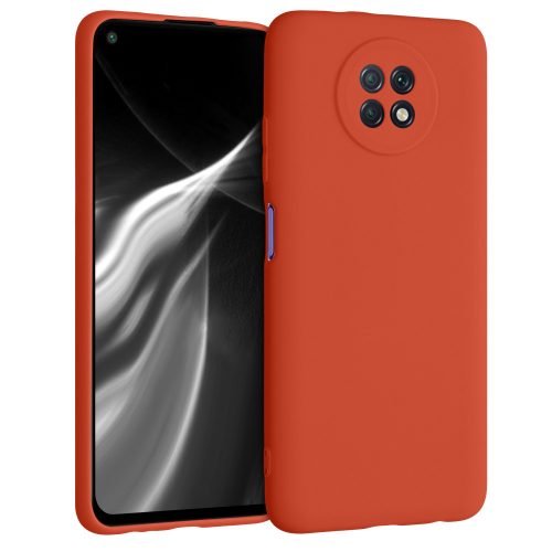 Кейс за Xiaomi Redmi Note 9T, Силиконов, Оранжев, 54216.218