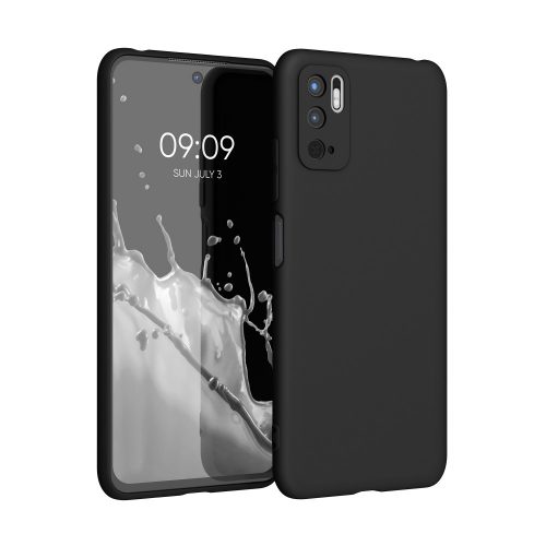 Калъф за Xiaomi Redmi Note 10 5G, Силиконов, Черен, 54947.47