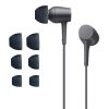 Комплект от 6 резервни накрайника за слушалки Sony MDR-EX750BT/WI-1000X/WI-H700, Kwmobile, сиво, силикон, 55135.22