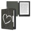 Капак за Kobo Aura H2O Edition 2, текстил, сив, kwmobile, 49111.04