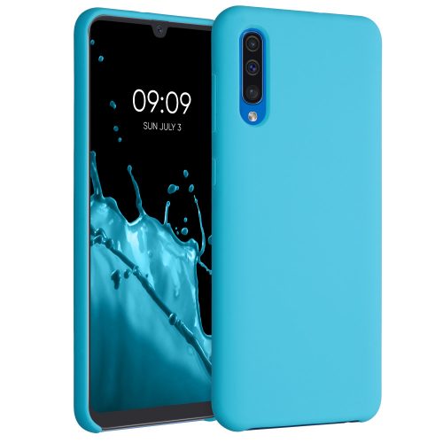 Кейс за Samsung Galaxy A50, Силиконов, Син, 48715.223