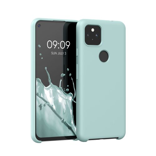 Кейс за Google Pixel 5a, Силиконов, Зелен, 55207.50, kwmobile