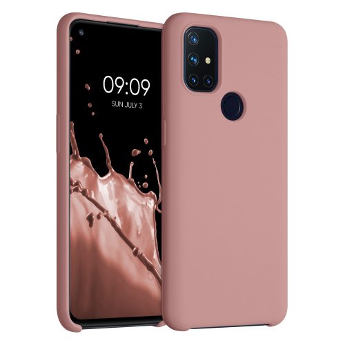 Кейс за OnePlus Nord N10 5G, Силиконов, Розов, 53890.193