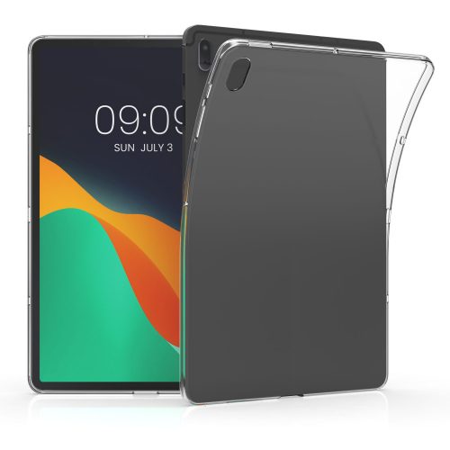 Капак за таблет Samsung Galaxy Tab S7 FE, Kwmobile, Прозрачен, Силикон, 55436.03