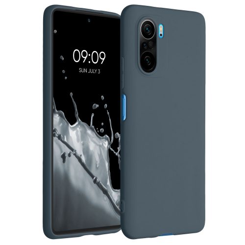 Кейс за Xiaomi Poco F3, Силиконов, Сив, 54657.202