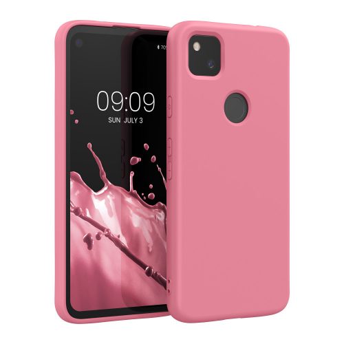 Кейс за Google Pixel 4a, Силиконов, Розов, 52622.212