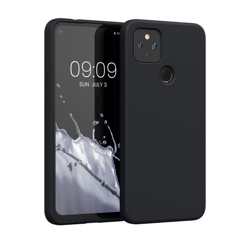 Кейс за Google Pixel 4a 5G, Силиконов, Черен, 53779.47